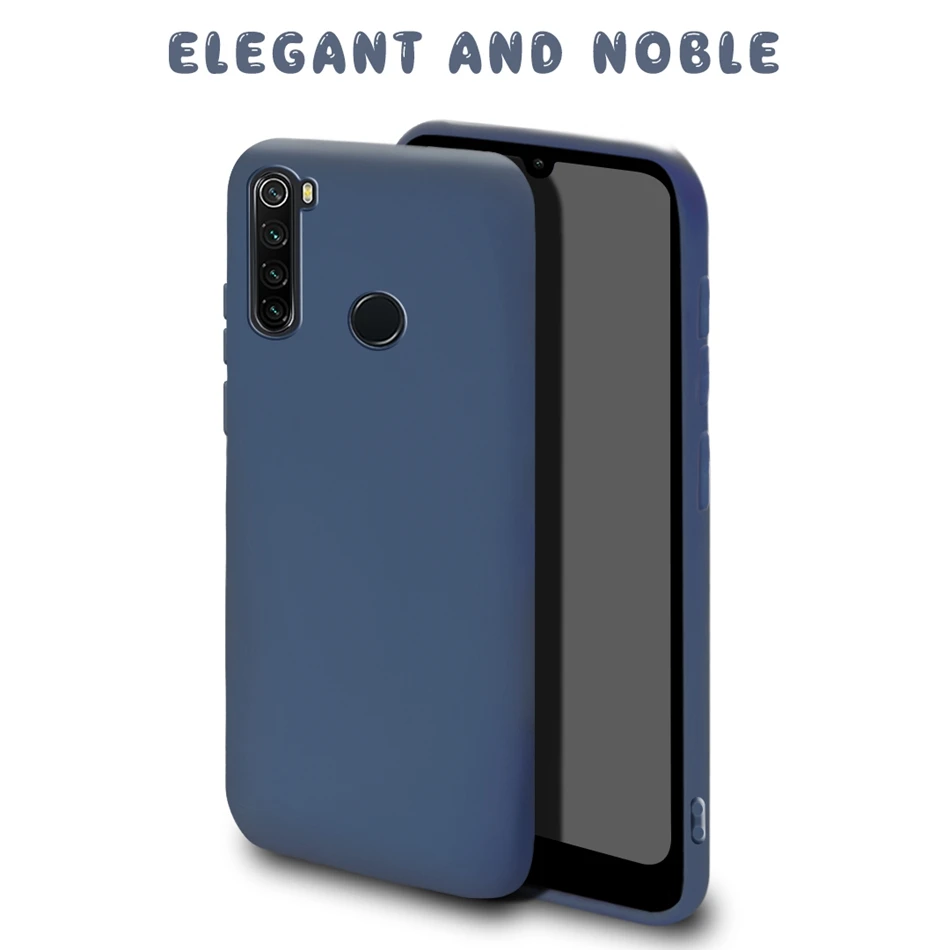 Силиконовый чехол для Xiaomi Redmi Note 8 T глобальная версия мягкий карамельных цветов |