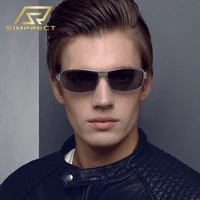 simprect 2022 photochromic polarized sunglasses men fashion vintage anti glare driving square sun glasses for men uv400 oculos