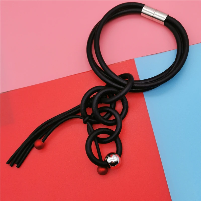 

Marliwoo New Luxury Designer Charm Bracelets For Women Strange Bangles Pearl Accessories gGothic Handmade Jewelry Gift Female