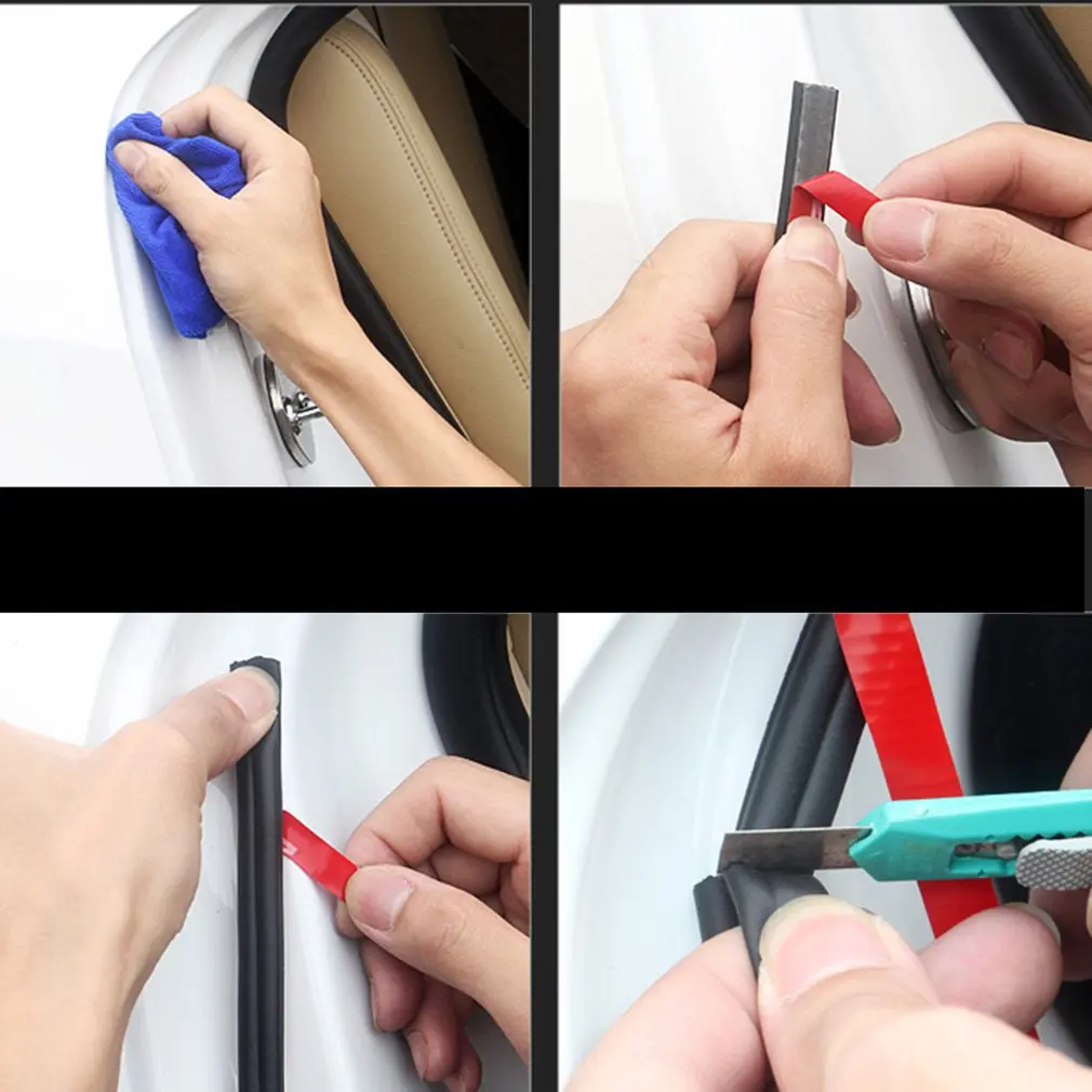 Клейкие двери окна пены уплотнительная лента звукоизоляция предотвращение