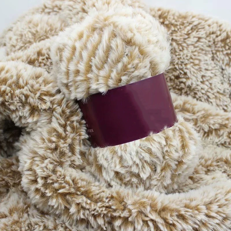 100 г/шарик искусственный мех мохеровая шерсть кашемировая пряжа волосы норка