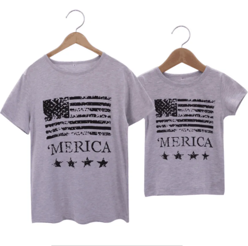 PPXX/Летняя футболка для маленьких мальчиков одежда папы и сына одинаковые