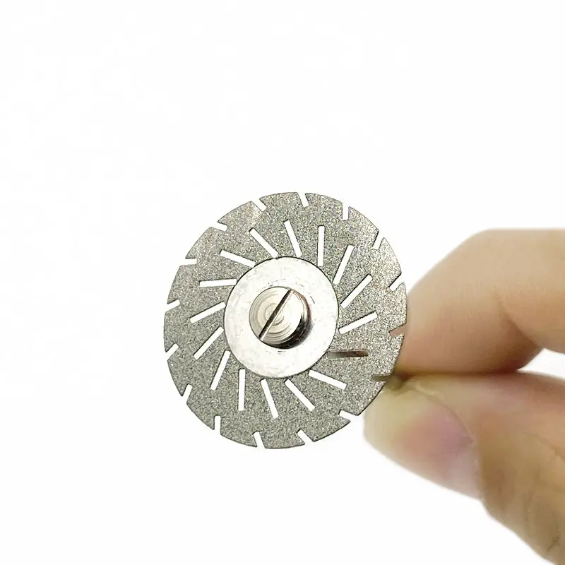 5 шт./компл. стоматологический Алмазный диск резак Двусторонняя Грит резки