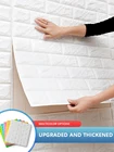 3D Наклейка на стену, самоклеящиеся обои из пены, 3D украшение сделай сам для гостиной, детской комнаты, кухни