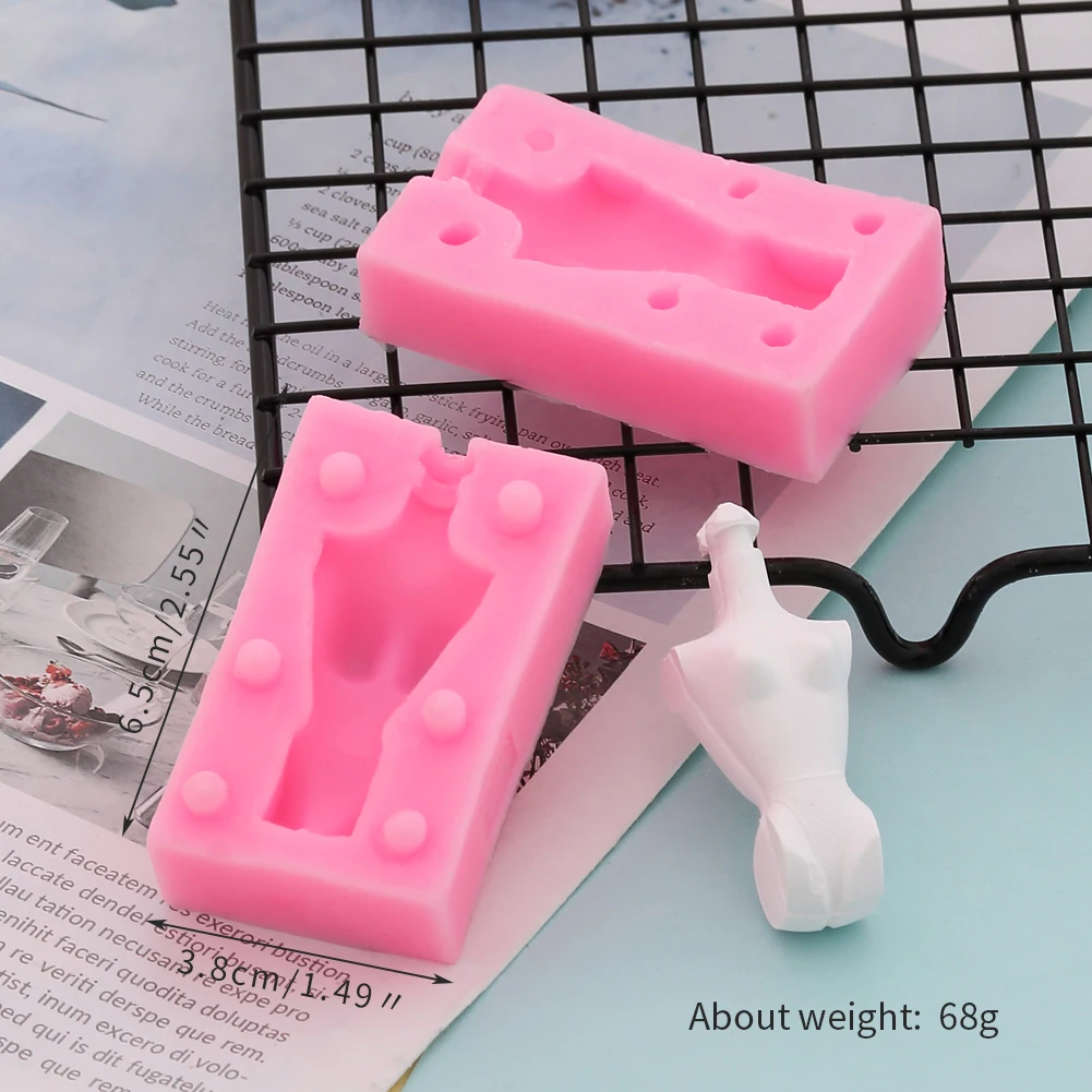 Кукла средства ухода за кожей 3D силиконовая форма для фонданов, шоколада для декорирования торта глины пресс-форма для мужские и женские DIY Инструменты для выпечки для свадьбы