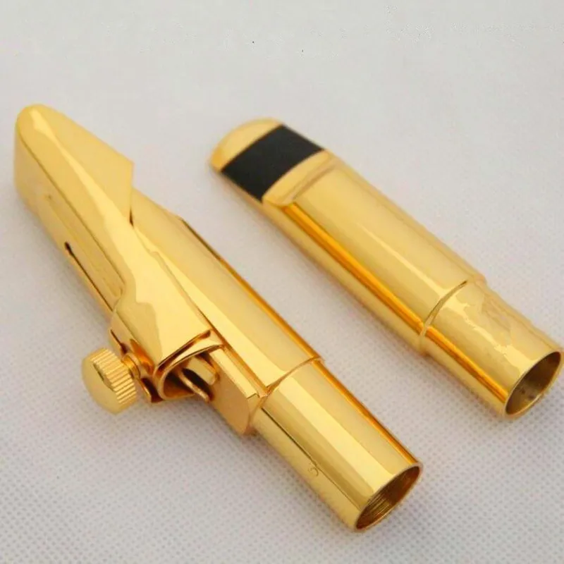 Новый позолоченный 24K металлический мундштук альт саксофон/тенор