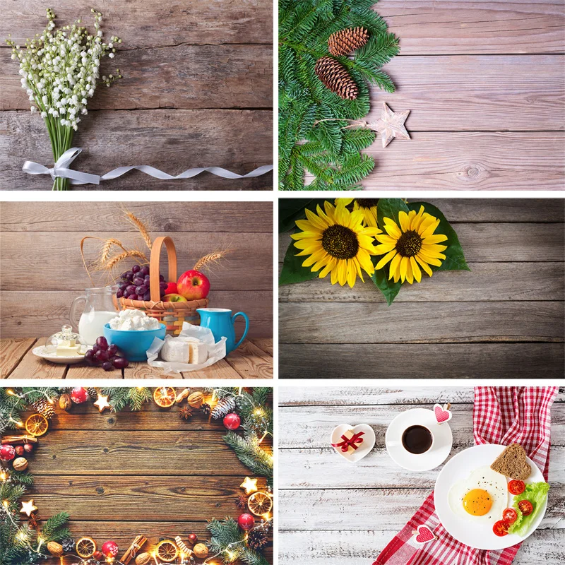 

SHENGYONGBAO Vinyl Custom Photography Backdrops Prop Wooden Planks Theme Photography Background 200309HZ-002