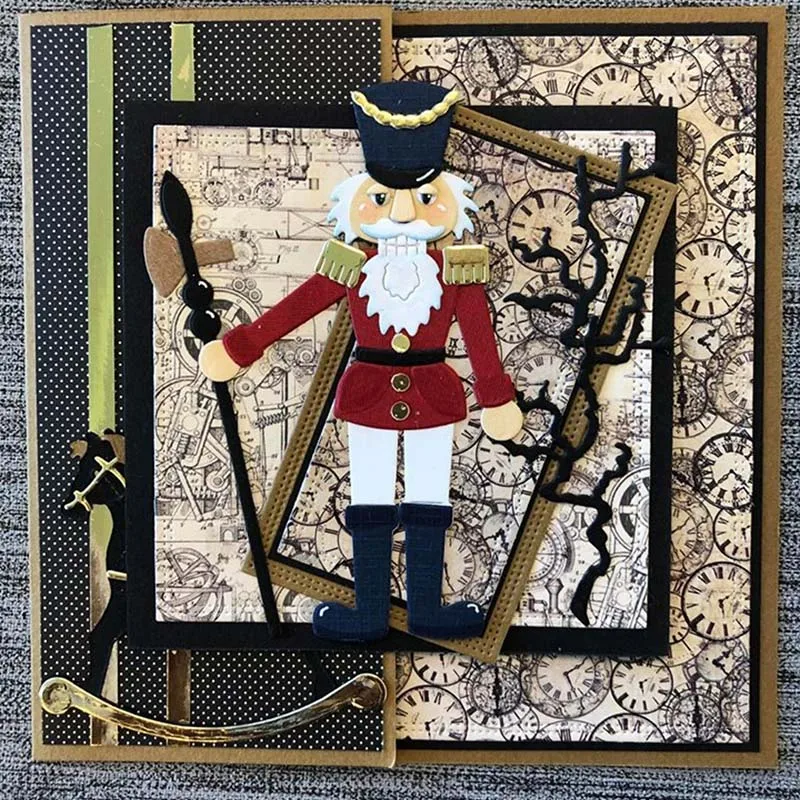 Металлические Вырубные штампы форма для вырезания солдатиков украшение