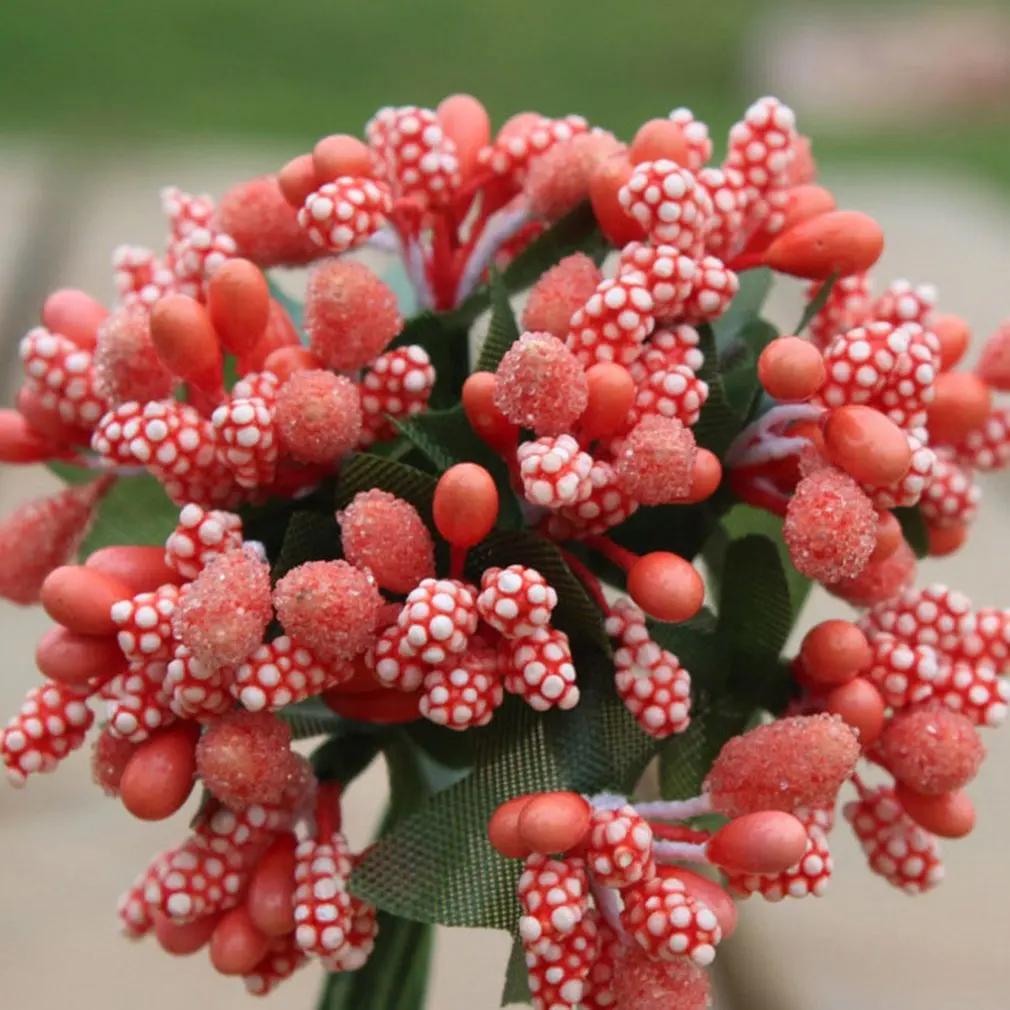 Моделирование искусственных цветов с листьями стеклянные бусины маленькие