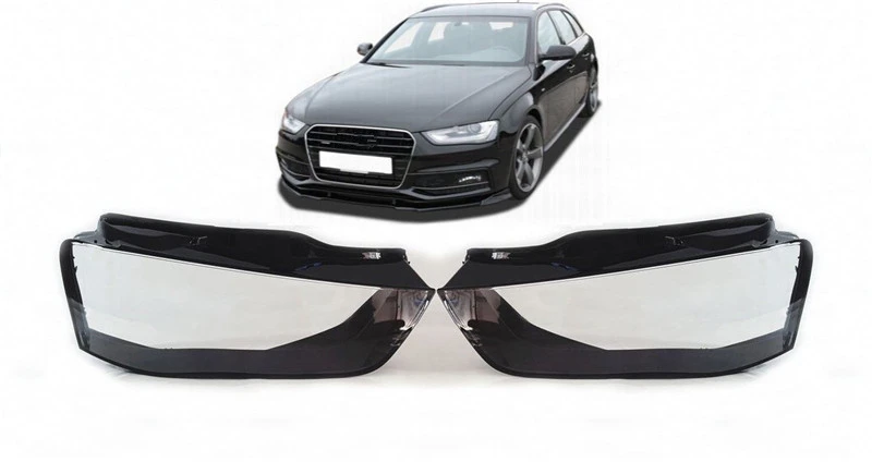 Preise Auto Links Und Vorne Rechts Kit Abdeckung Linse Scheinwerfer Fit FÜR Audi A4L 2013-2015 2 Teile/satz