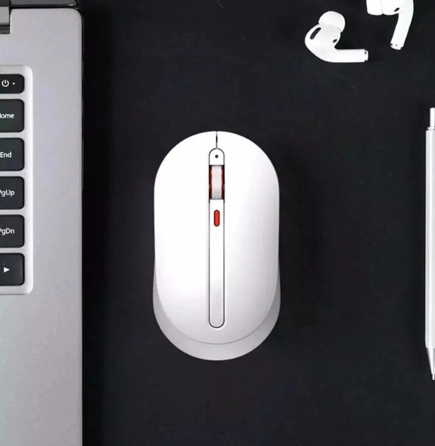 Беспроводная Бесшумная мышь xiaomi Youpin Miiiw 800/1200/1600DPI многоскоростная кнопка DPI 2 4 ГГц