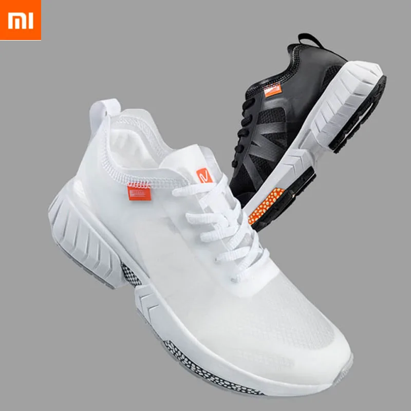 Новый Xiaomi Mijia YUNCOO легкие кроссовки прозрачный однотонные Тканные свет и быстрое