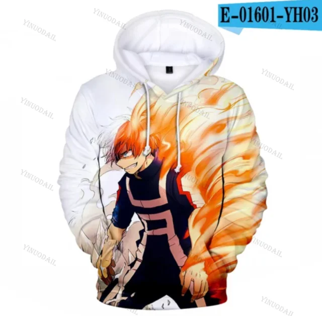 

My Hero Academia Hoodies 3D Printed Men/women Hoodie Fashion Sweatshirts Japan Anime Hip Hop Sweatshirts Casual Jackets