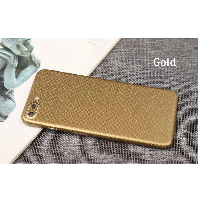 Luxury Snake Skin Texture Back Films Sticker For iPhone 6 6S X 7 8 Plus Full Cover Decal Phone Body Scratch Proof Adhesive |