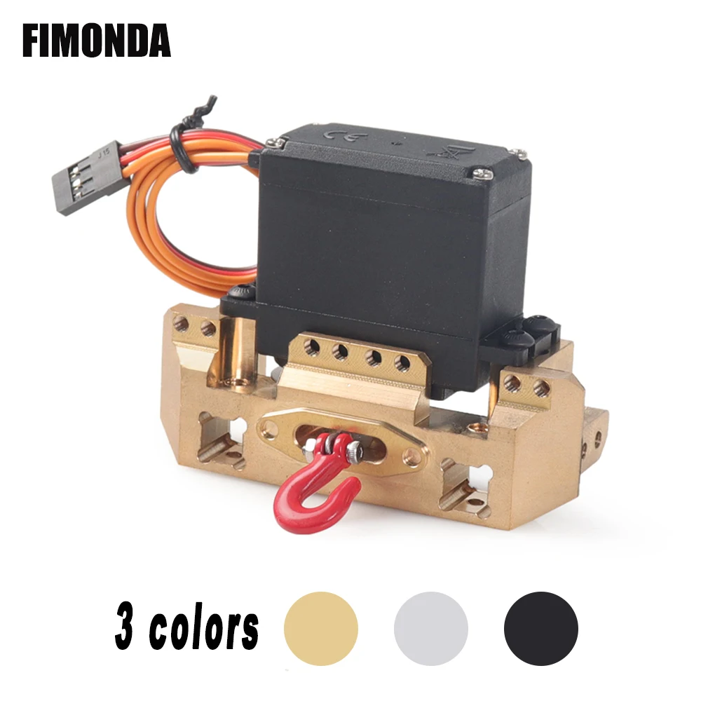 TRX4 CNC Алюминиевый Многофункциональный держатель переднего бампера серволебедка