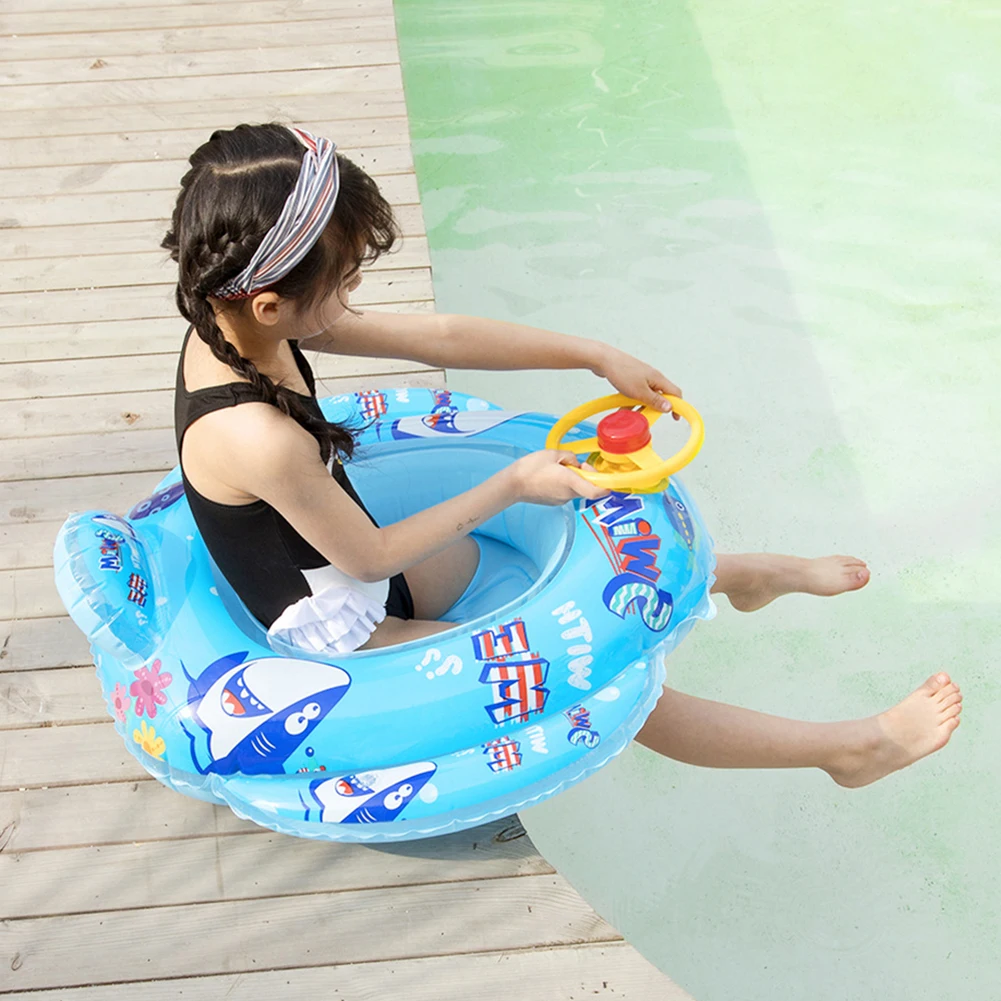 

Baby Swimming Ring with Sunshade Pool Float Inflatable Swimming Circle Floating Baby Seat Swimming Pool Toys Summer Party