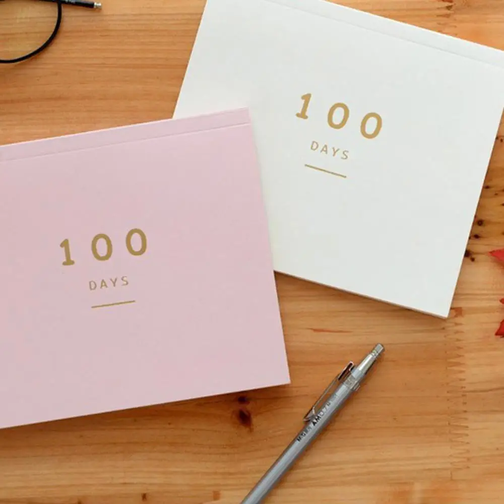 Ежедневный ежедневный органайзер для ноутбука 100 дней креативный канцелярский