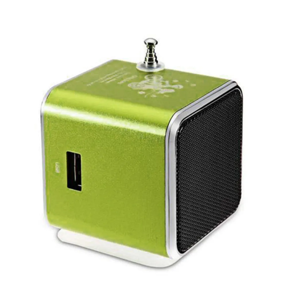 Портативный мини-динамик с поддержкой SD TF-карты Micro USB стерео супер бас MP3/4