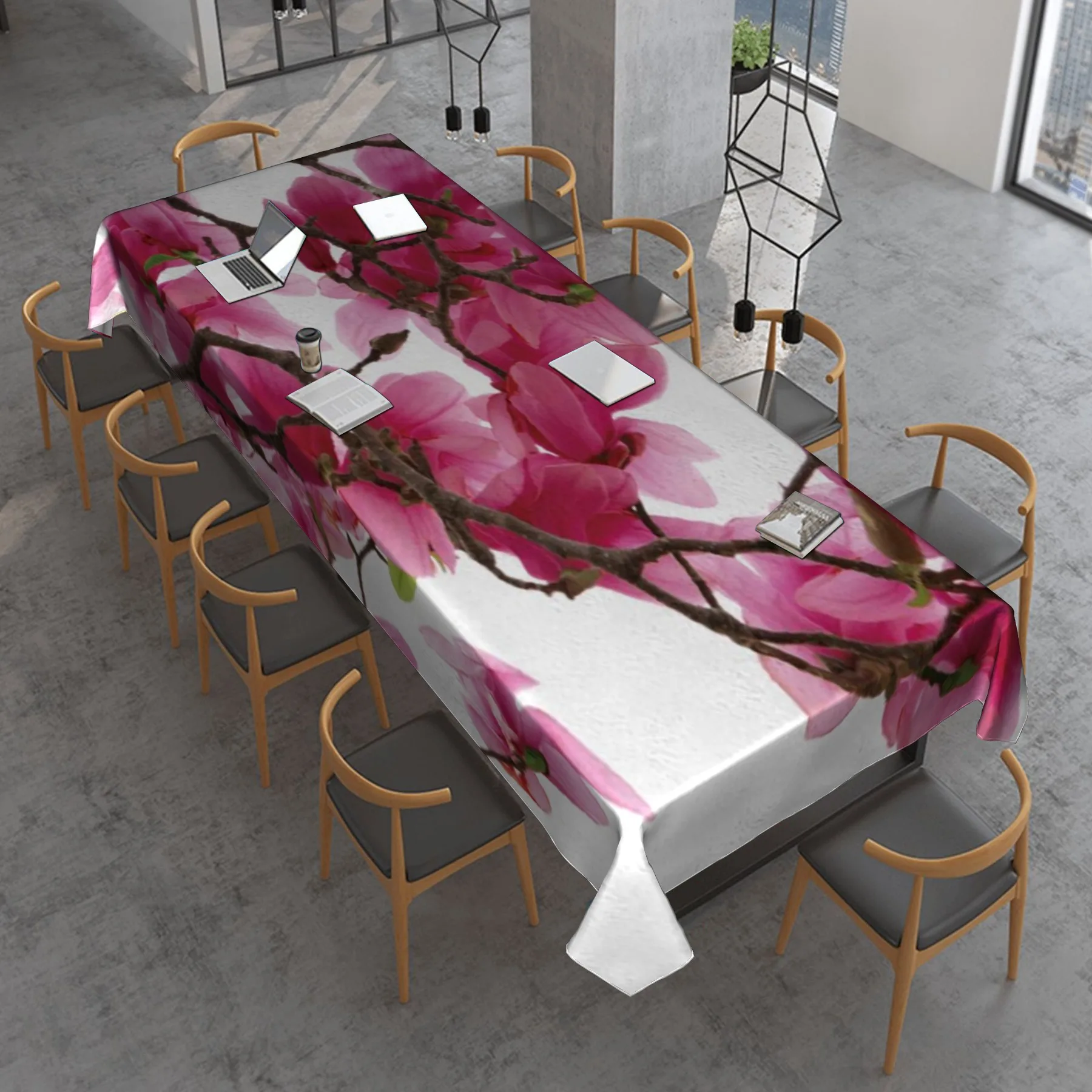 

Chinese characteristic plum blossom rectangular tablecloth antifouling tablecloth tablecloth dining decoration accessories