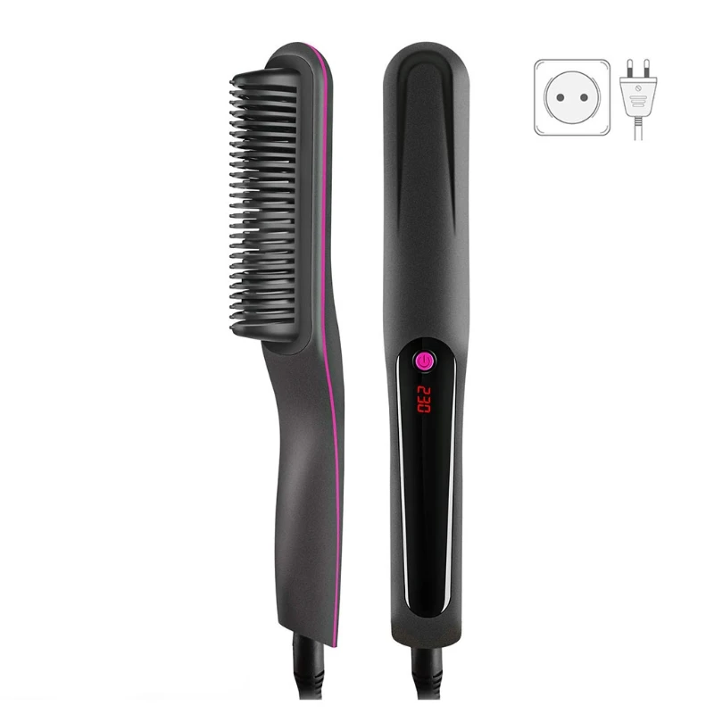 

CPDD 3 in 1 Beard Straightener for Men Hair Style/Beard Straightener Brush Auto Shutdown 30s Quick Heated for Office Travel