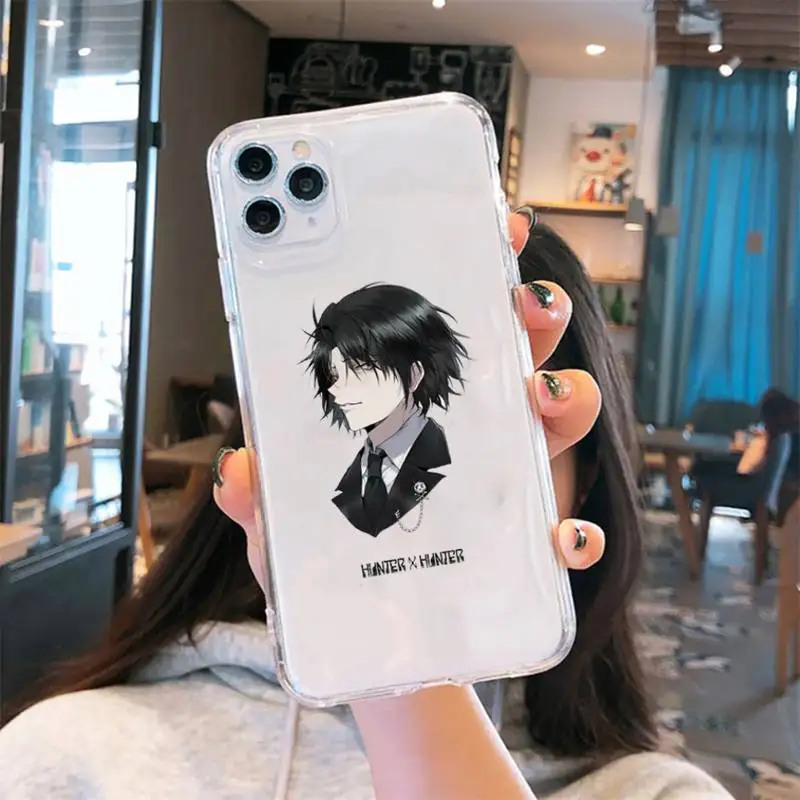 

HUNTERHUNTER animal cool Phone Case Transparent soft For iphone 5 6 7 8 11 12 s c se plus mini x xs xr pro max cover shell