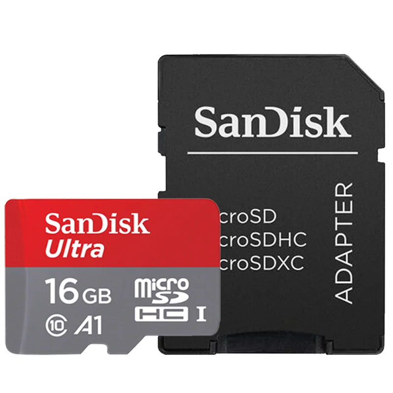 16GB-AP Карта памяти SanDisk Micro SD, 8 ГБ, 16 ГБ, 32 ГБ, 64 ГБ, 128 ГБ, MicroSD, Макс. 80 м/с Ultra C10, TF карта C4, 8 ГБ, картао де Мемория - Емкость: 16GB-AP