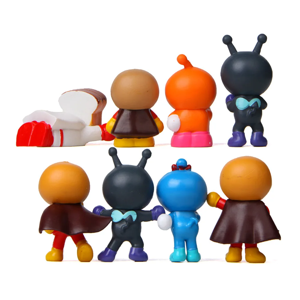 

8Pcs/Set Anime Anpanman Cartoon PVC Doll Action Toy Figures