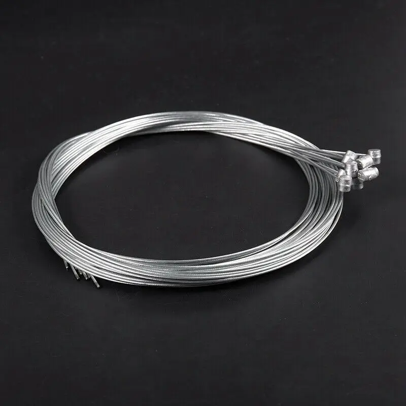 10 pcs Universal Bicycle Brake Inner Cable Front And Rear Mountain Bike Accessories Lithium Battery Wire Core Disc Brakes | Спорт и