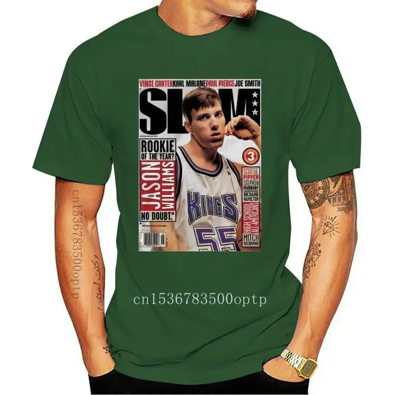

New Jason Williams Slam Cover T-Shirt Men Women Street Tee Shirt fashion t-shirt men cotton brand teeshirt