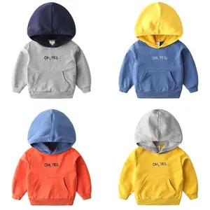 Модные детские толстовки для мальчиков, свитшоты с длинными рукавами, хлопковый осенний теплый детский спортивный пуловер в уличном стиле, топы