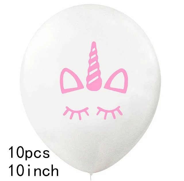 10pcs 10 шт 10 дюймов 2,3 г мраморный агат Радуга круглый латексный шар украшения на свадьбу на день рождения Единорог вечерние принадлежности для детского душа - Цвет: 10pcs