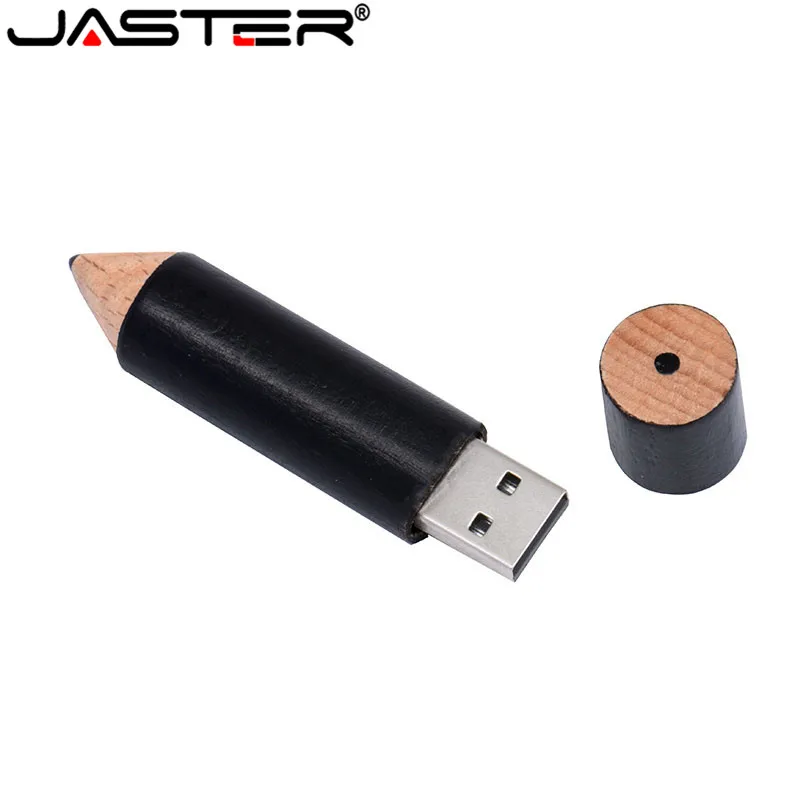 Креативный подарок JASTER USB 2 0 деревянный карандаш с логотипом флеш накопитель 4 ГБ 8