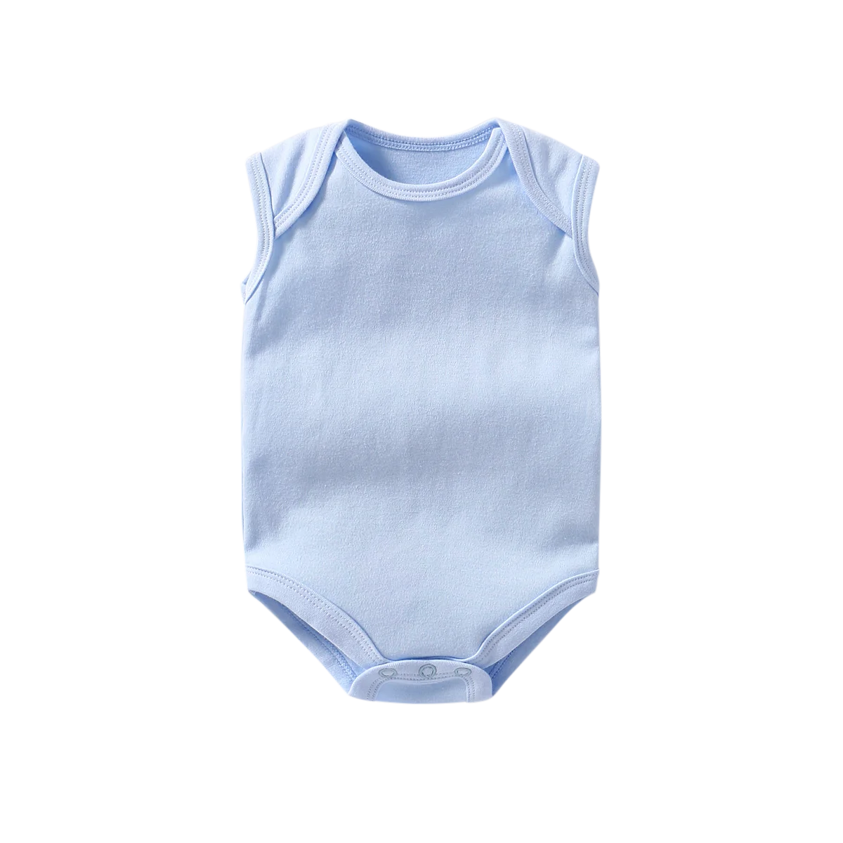 baby romper Sky Blue 3 шт./лот Детские ромперы без рукавов хлопковое боди для новорожденных Одежда для маленьких мальчиков и девочек, Ropa, Bebe, комбинезон для детей от 0 до 3, 6, 9, 12, 18, 24 месяцев - Цвет: baby romper Sky Blue