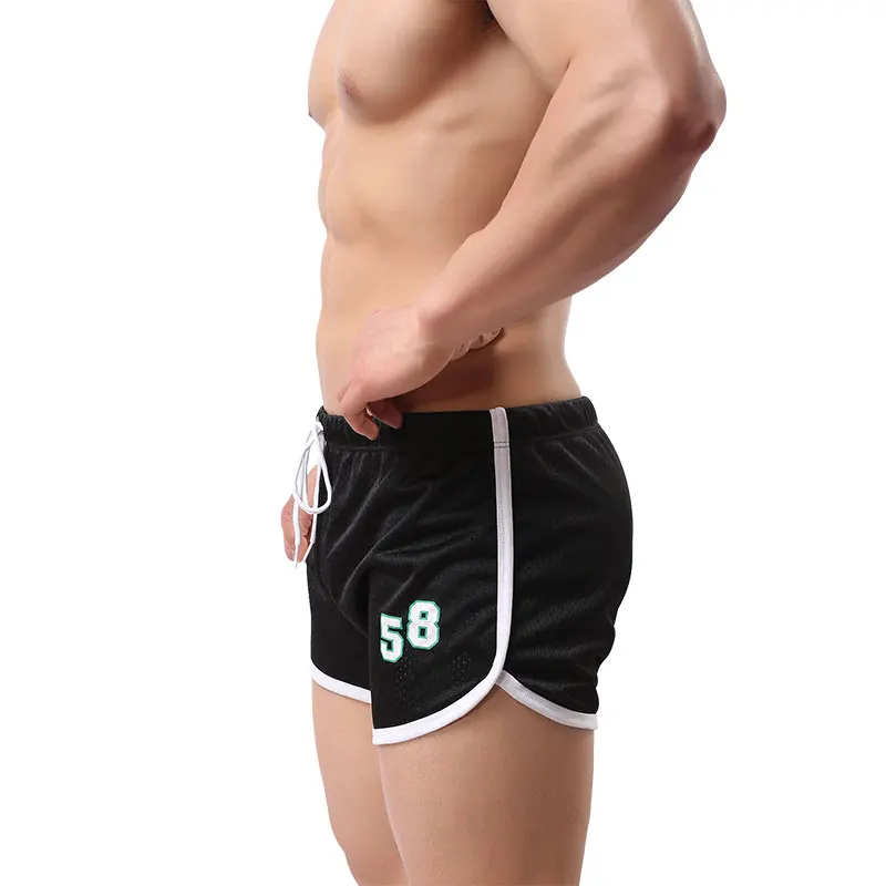 Мужские быстросохнущие шорты для бега с сетчатой стрелкой мужская спортивная