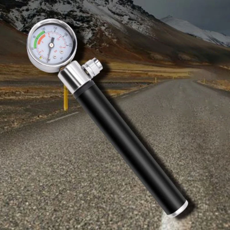 For210 psi Mini portable bicycle high pressure pump mountain bike law mouth mini Outdoor gadgets Bike Tool | Спорт и развлечения