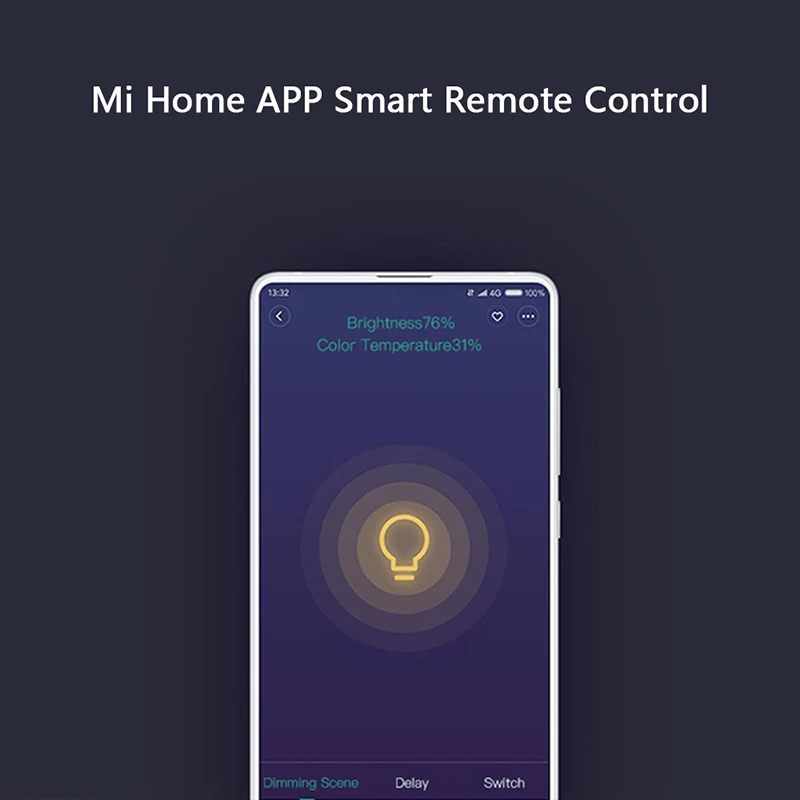 Оригинальная Светодиодная лампа Xiaomi MIjia для умного дома цветная E27 1880-7000K Wi-Fi