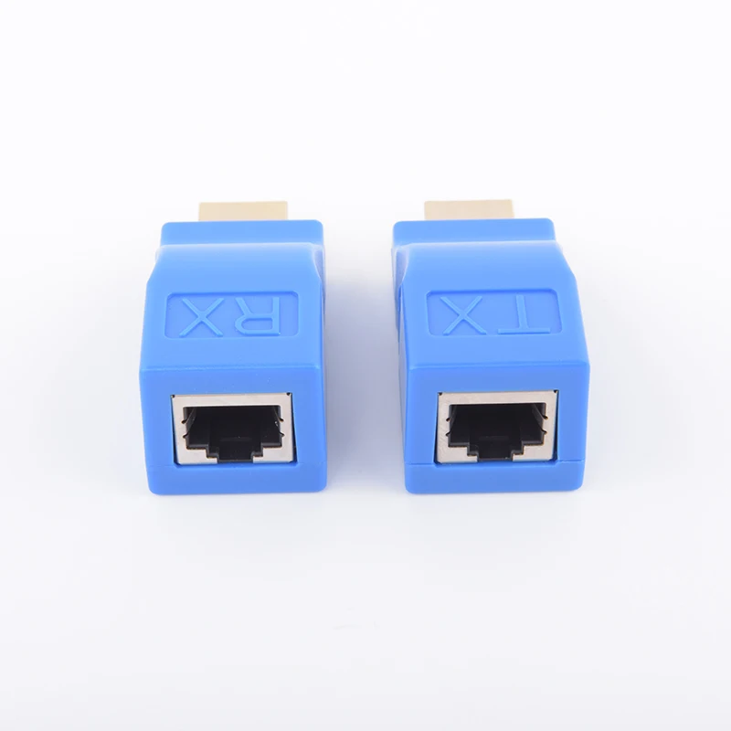 1 пара RJ45 4K HDMI-совместимый удлинитель адаптер до 30 м более CAT5e Cat6 сеть Ethernet LAN для HDTV