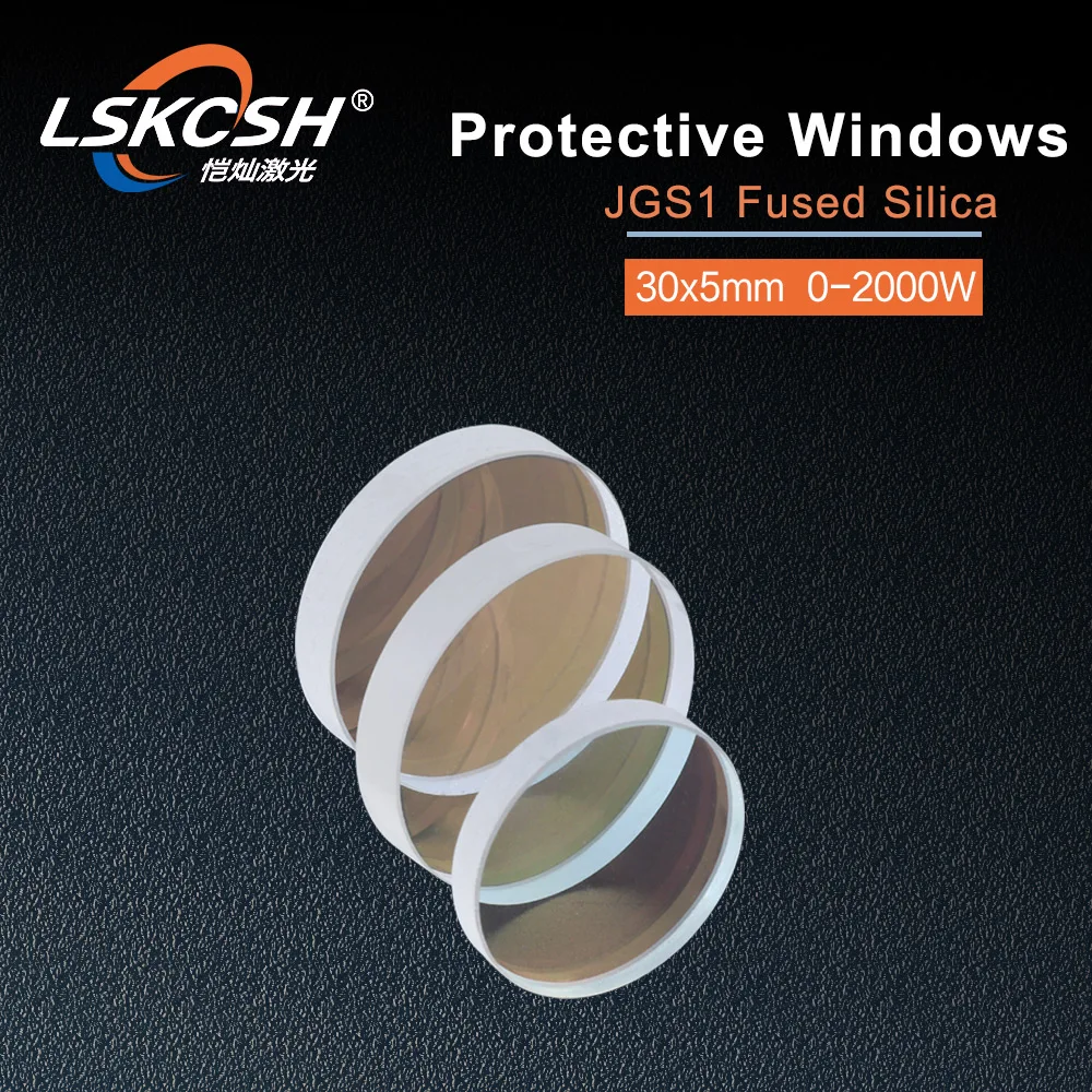LSKCSH Precitec/WSX волоконная лазерная головка Защита объектива зеркала/Защитные окна 30*5 мм 2000 Вт плавленый кремнезема P0795-1201-00001