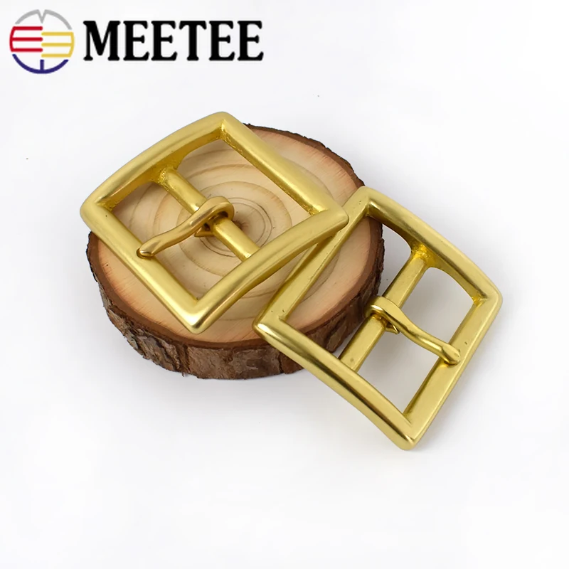 1 шт. 40 мм пряжки ремня для Для мужчин твердой латуни металлическая пряжка пояса