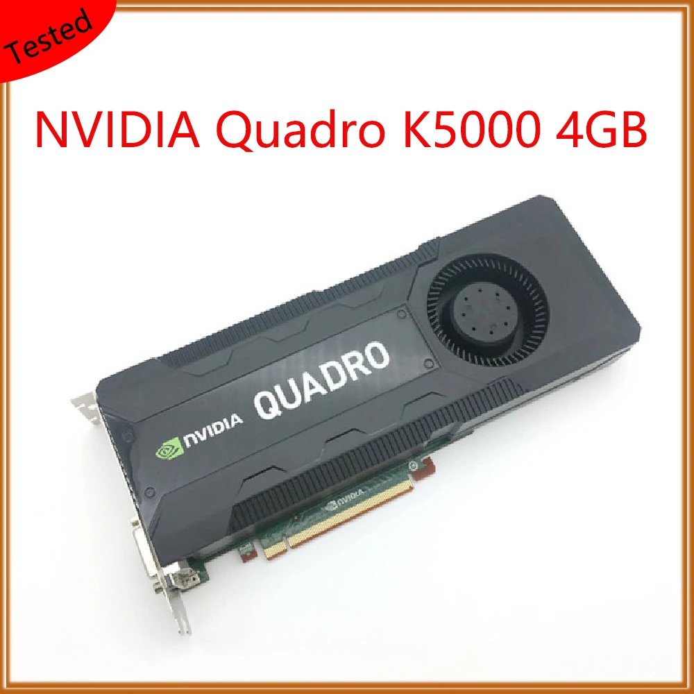

Quadro K5000 4 ГБ для профессиональной видеокарты NVIDIA для 3D моделирования, передачи, рисования, дизайна, многоэкранного дисплея