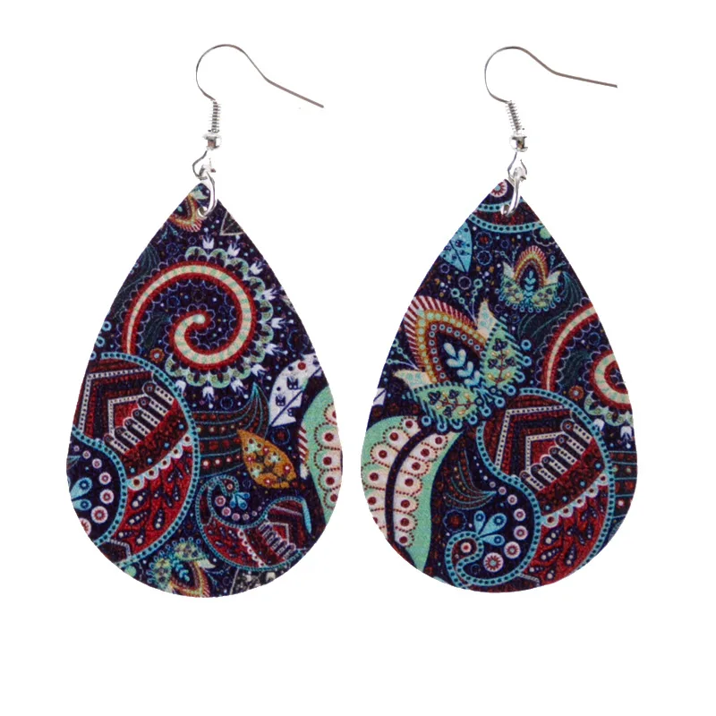 

2020 Ladies Fashion Trend Creative Personality Earrings Temperament Elegant Leather Drop Earrings Everyday All-match