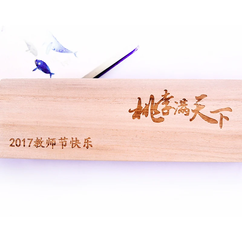 Ручка ручной работы из хрустального стекла креативная оригинальная деревянная