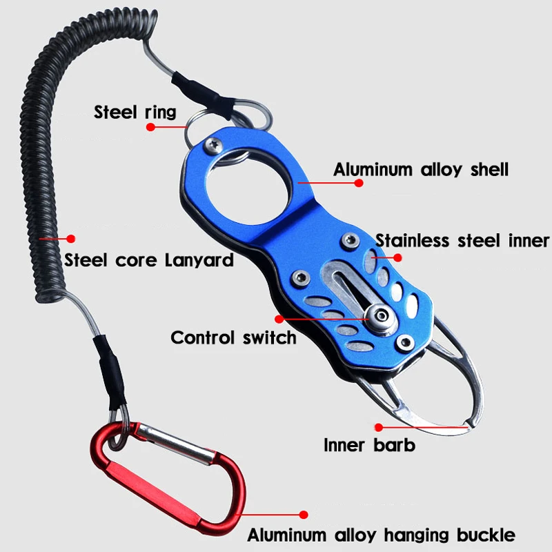 Рыболовная рукоятка из алюминиевого сплава и нержавеющей стали рыболовная с