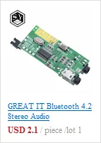 BT201 двойной режим 5,0 Bluetooth без потерь аудио усилитель мощности плата модуль Tf карта U диск Ble Spp последовательный порт прозрачный Транс