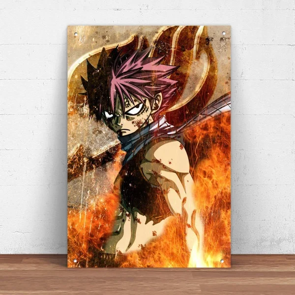 

Fairy Tail Anime Metal Tin Sign Metal Sign Wall Decor Japanese Anime Poster Manga Anime Decor Anime Gifts GHI354