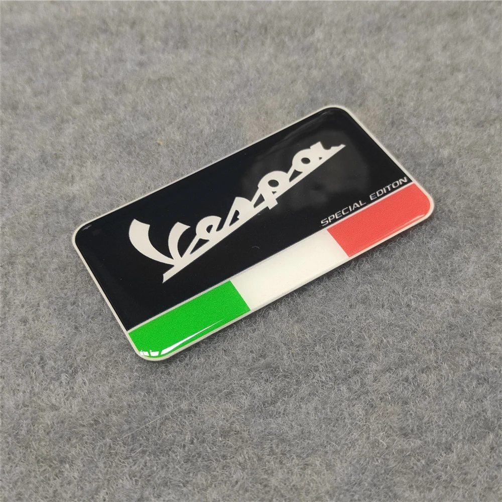 For Vespa 150 125 200 DIY 3D Resin helmet Decorative Protector Supreme Sticker High Quality Decal Modification Universal Case | Автомобили