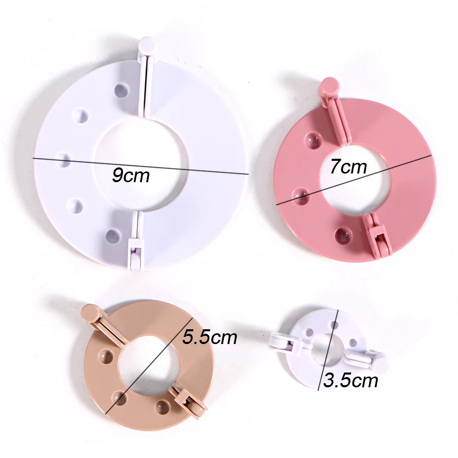 4 размера пушистый шар ткач пластиковый шарик Помпона с ворсом набор игл