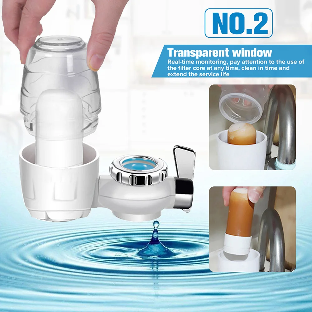 Домашний кухонный кран для раковины с двойным выходным краном моющийся