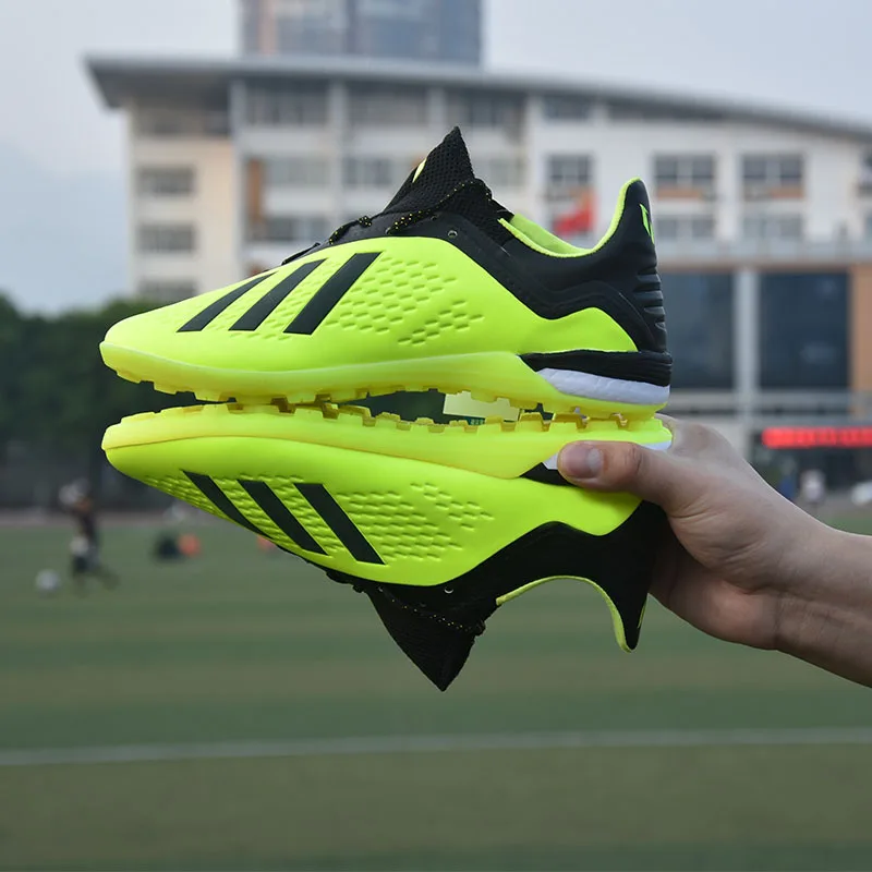 DAILOU Non-slip Wear-resistant Luminous Turf Football Shoes Male Spikes FG Training Broken Nail Soccer Cleats | Обувь