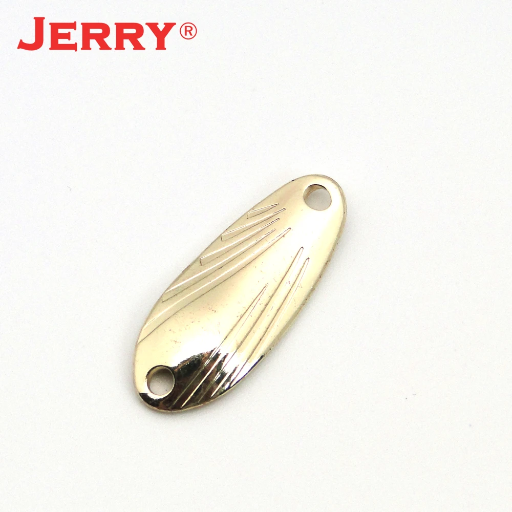JERRY 2.9g 4.8g 50 Pieces Ripple Style Unpainted Plating Metal Fishing Tackle DIY Casting Trout Spoons | Спорт и развлечения